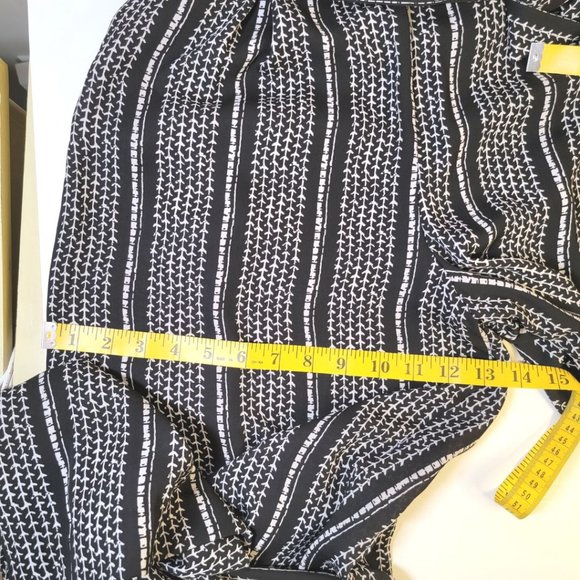 Loose Paper Bag Belted Tie Baggy  Pants Size M - Picture 8 of 12